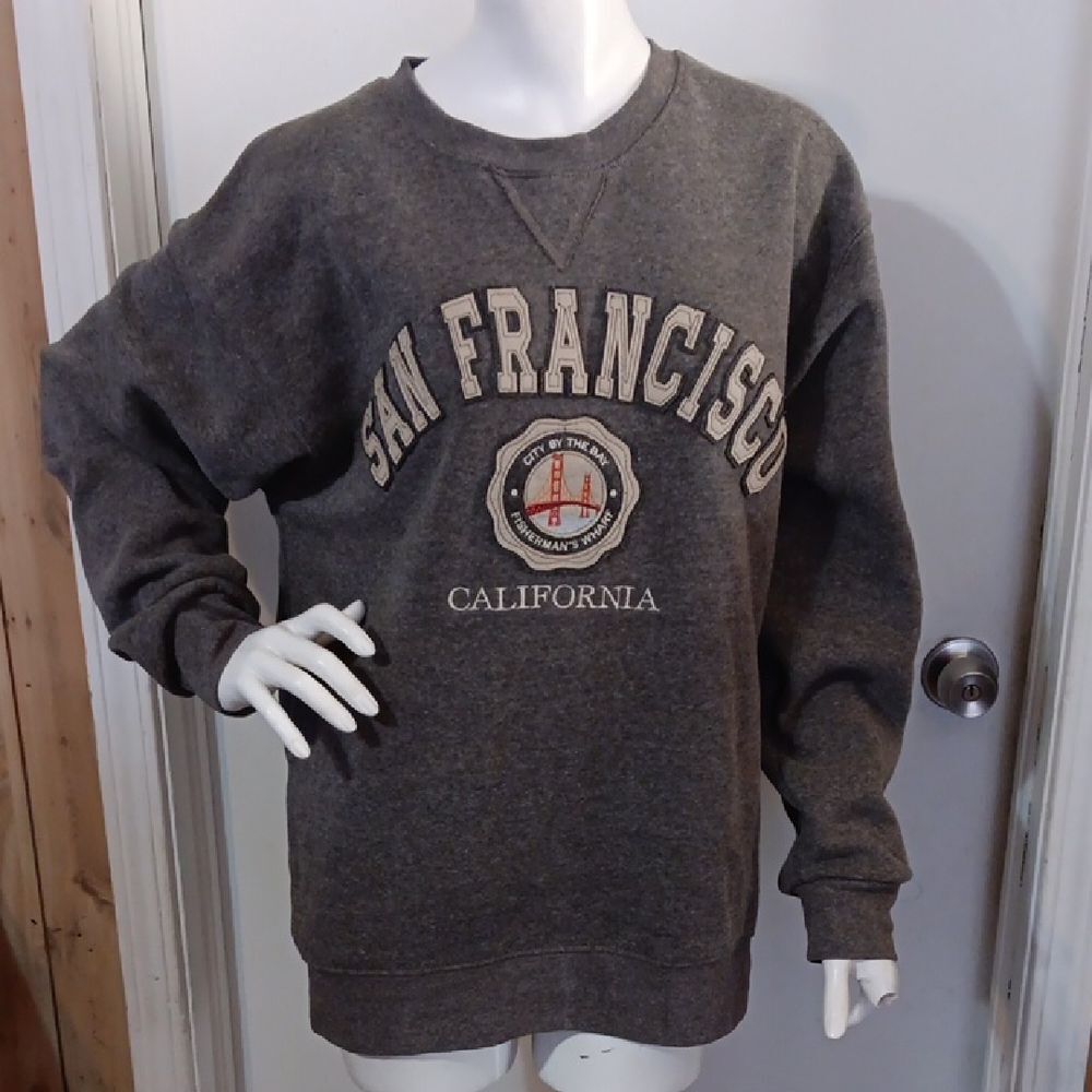 Gray San Francisco Sweatshirt Size M